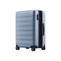 NINETYGO 90分 七道杠系列 PC拉杆箱 11894 扩容版 湖光蓝 20英寸