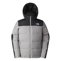 The North Face北面羽绒服男户外保暖防泼水鹅绒4U82 灰色/A91 L