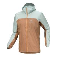 1h可退 加拿大Arc'teryx Squamish Hoody 男士风衣始祖鸟外套 原石绿/砂陶棕Trail Magic