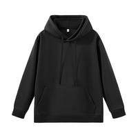 凡客诚品(VANCL)连帽卫衣男秋季休闲运动长袖上衣外套 黑色 XL