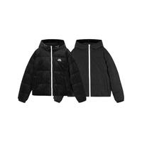 女式羽绒服双面穿羽绒服女短款加厚外套女秋冬季