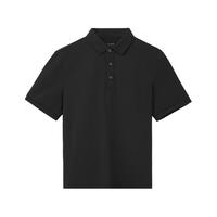 衬衫老罗 短袖polo衫男夏季凉感休闲翻领保罗衫245C0P911S 墨尚黑 2XL （161-170斤）