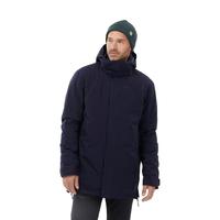 迪卡侬（DECATHLON）SH500男式冬季徒步防水保暖派克大衣ODT3 新砚青色-2024年新 XL