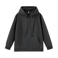 凡客诚品(VANCL)连帽卫衣男秋季休闲运动长袖上衣外套 铁灰 XL