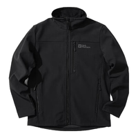 Jack Wolfskin狼爪软壳夹克男秋冬户外运动内里抓绒厚款夹克5032061 5032061-6000/黑色拍大一码 S 170/92A