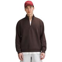 露露乐蒙lululemon丨Steady State 男士半拉链卫衣 LM3FA9S 浓缩咖啡色 M