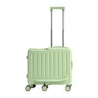 友胜保罗 儿童多功能行李箱20寸可骑行滑行密码箱登机箱 果绿色