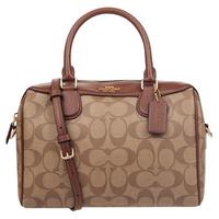 COACH 蔻驰 女士手提波士顿包 F32203 IME74 卡其棕色 小号