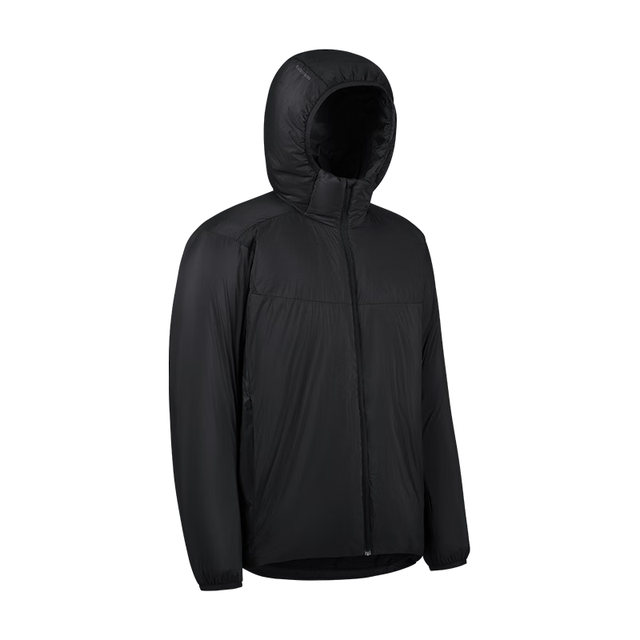 京东京造 冬季热气球鸭绒保暖外套三防运动户外羽绒服男款 曜石黑 XL