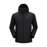 KAILAS凯乐石RH80棉服PRIMALOFT金标P棉防风保暖户外登山徒步连帽外套男 墨黑 L