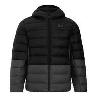 安德玛（UNDERARMOUR）秋冬Echo男子轻质短款运动休闲鸭绒羽绒服1385840 黑色001 XL
