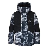 361°羽绒服2024冬季连帽印花加厚休闲防风短款外套百搭短款羽绒服