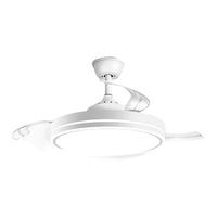ARROW箭牌照明 风扇灯护眼LED吊扇灯餐厅卧室客厅六档调节广东中山灯具 【皓影】42寸36瓦-遥控变频节能