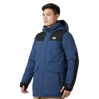 The North Face北面羽绒服男款秋冬户外登山服防风保暖中长款550蓬鹅绒夹克 HDC/蓝色 S