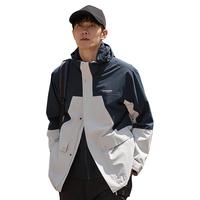 诺诗兰女士硬壳三合一冲锋衣防水保暖徒步登山服胡杨林NWJCH2661E 冰川灰色/暗蓝宝石色-男 170