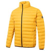 零趣 阿尔卑斯防钻绒羽绒服男女大码时尚运动外套可当内胆也可外穿 姜黄 L L/175/92A/130-145斤