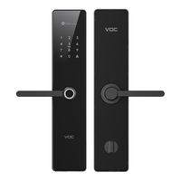 VOC 指纹锁智能门锁密码锁电子锁C级锁芯家用防盗门锁入户门X6