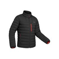 迪卡侬（DECATHLON）户外面包羽绒服男短款保暖休闲运动加厚修身FOR1- 男款-黑色 L