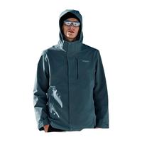 诺诗兰羽绒三合一冲锋衣户外防泼防水透湿保暖徒步登山服 秋蓝色 175