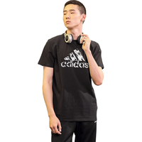 阿迪达斯 （adidas）男子透气舒适圆领休闲运动短袖T恤 2XL码