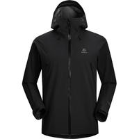 凯乐石（KAILAS）博格达冲锋衣FILTERTE 3L轻量防风防水耐磨硬壳户外登山服男款 墨黑-男款 M