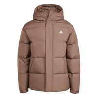 adidas 600蓬拒水防风保暖鸭绒羽绒服面包服男女同款冬季阿迪达斯 岩层深土地棕 L