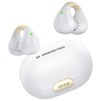  MONSTER/魔声 主动降噪 开放式蓝牙耳机  有线充电 月光白 Type-C