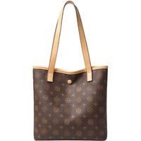 奥康 包包女包复古百搭托特包印花斜挎单肩包新年女友 BG702993-咖啡色