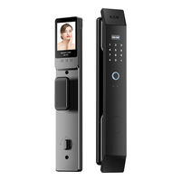 BECK博克指纹锁密码锁智能门锁电子锁全自动智能锁人脸识别大屏猫眼V7P V7P-人脸解锁+大屏猫眼+实时监控