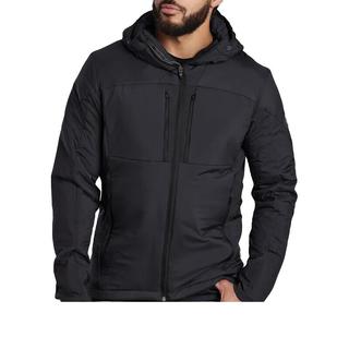 灰壳轻量化保暖棉服男士秋冬户外登山徒步防风保暖衣 黑色 M