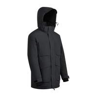 PLUS会员：京东京造 滑雪羽绒服 户外百搭秋冬外套男女 黑色 L