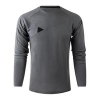 灰壳男士三角羊毛长袖美利奴羊毛网眼速干保暖上衣户外登山跑步运动 朋克灰【17.5μm】 L 145-160斤