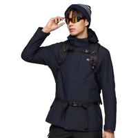 诺诗兰（NORTHLAND）GORE-TEX男士三合一冲锋衣 秋冬户外防泼防水徒步登山服 暗蓝宝石色-33E 175