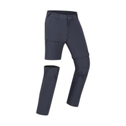 迪卡侬 男士户外登山户外徒步轻薄可拆卸运动登山裤长裤MH100-2025年新 砚青色 44