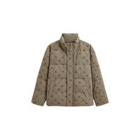 GXG 男装 冬季保暖加厚立领短款羽绒服鸭绒冬季 卡其色 175/L