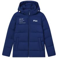 FILA 斐乐 男子羽绒服冬季时尚休闲连帽保暖上衣外套 深钴蓝-A-BU 175/96A/L