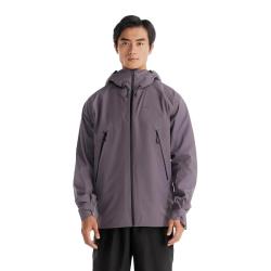 迪卡侬 冲锋衣男女户外夹克防风登山防水外套MH500-5116480 暮山紫 S