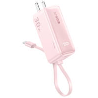 Anker 安克 三合一能量棒自带线充电宝小巧便携二合一充电器插头移动电源