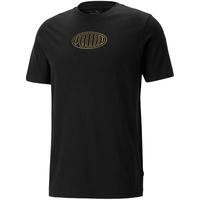 彪马(PUMA)男装短袖 2024夏季训练运动服户外潮流时尚透气圆领半袖T恤衫 676624-02 XS