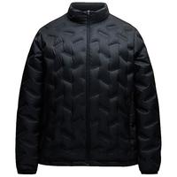 ANTA安踏氢羽绒丨短款轻薄羽绒服男冬季立领保暖防风棉服外套夹克 基础黑-3 L(男175)
