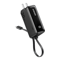  Anker/安克 30W快充 充电宝 Lightning口数据线 插头  【三合一】5000mAh|30w|黑 5000mAh
