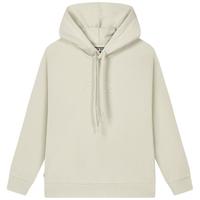 FILA 斐乐款连帽卫衣2024秋季纯棉宽松针织长袖上衣 正黑色-BK L