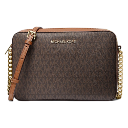 MICHAEL KORS 迈克.科尔斯（MICHAEL KORS）MK女包Jet Set系列链条斜跨相机包棕色