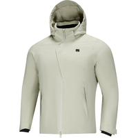 /可隆 KOLON SPORT加热棉服 男子户外戈尔防风可调节控温夹克 LHPJ4SN235-CA 驼色 175/L