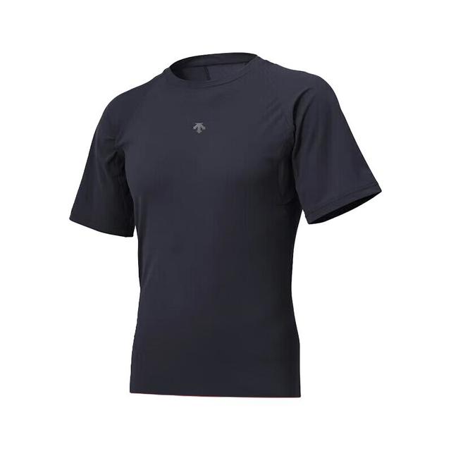 迪桑特 男士短袖运动T恤 速干半袖打底衫 DB5SUD10M 海军蓝 L
