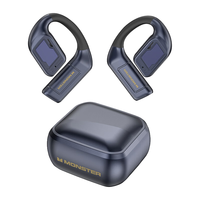 MONSTER 魔声 Open Ear AC310 蓝牙耳机降噪 蓝黑色