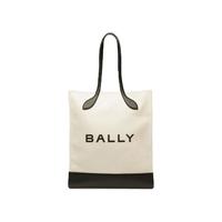 Bally/巴利女士BAR KEEP ON NS系列织物配皮手提包托特包
