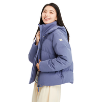  可隆 KOLON SPORTSECO羽绒服 女子户外运动防风保暖云朵鹅绒服 LKDJ3WTT62-IS 蓝紫 160/S