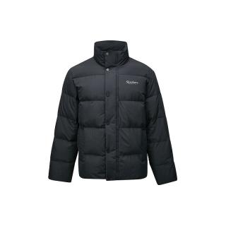 斯凯奇（Skechers）男女同款2024年秋冬鸭绒保暖立领外套夹克防风羽绒服L424U296 碳黑/0018 L