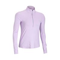 安德玛(UNDERARMOUR)Launch Pro女子1/2拉链跑步运动长袖T恤1379349 王牌紫543 XL